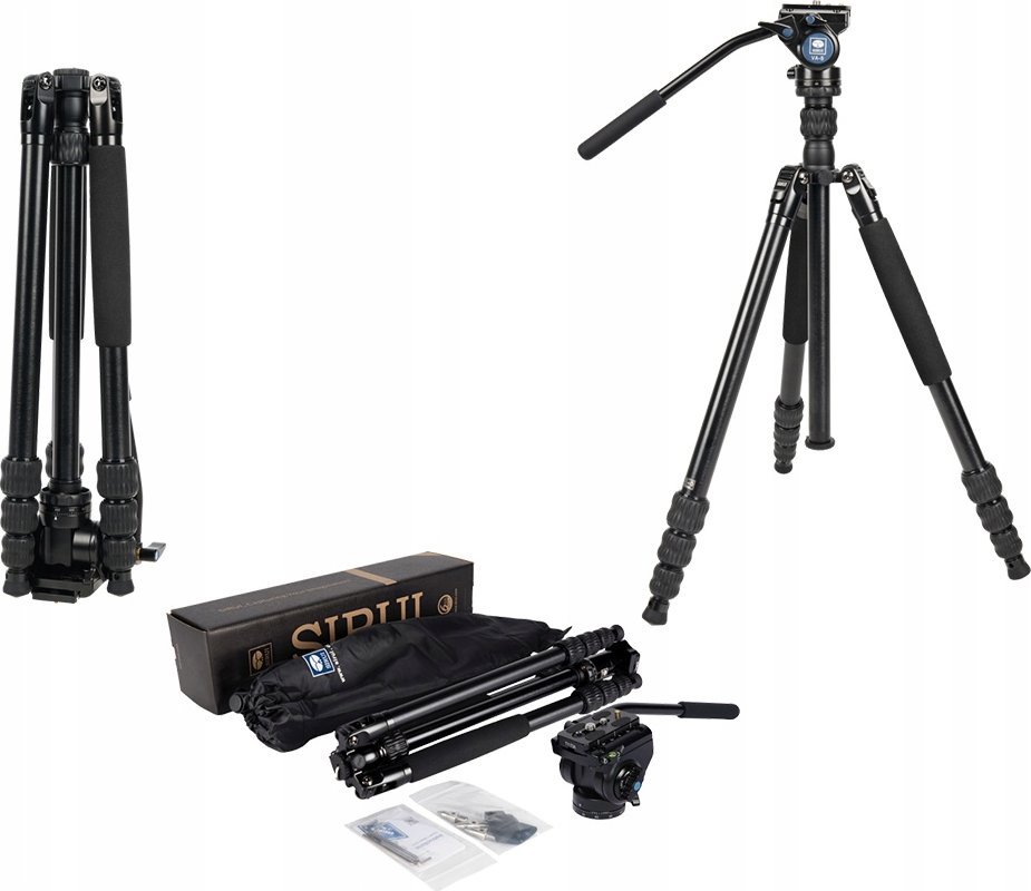 Trekëmbësh SIRUI Traveler 7A, me kokë video VA-5X, alumin