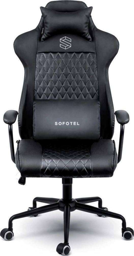 Karrige zyre Sofotel Werona, mekanizëm luhatjeje, lartësi e rregullueshme, e zezë