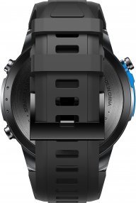 Ora inteligjente Zeblaze Stratos 2 Ultra, GPS me dy banda, altimetër barometrik, e zezë