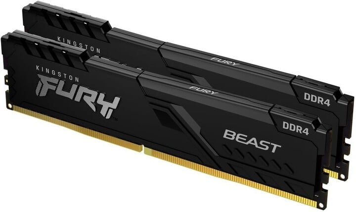 Module të memories Kingston Fury Beast 32GB (2x16GB) DDR4 3200 CL16