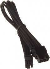 Kabllo zgjatëse SilverStone 8pin - PCI-E 8pin(6+2), 300mm, e zezë