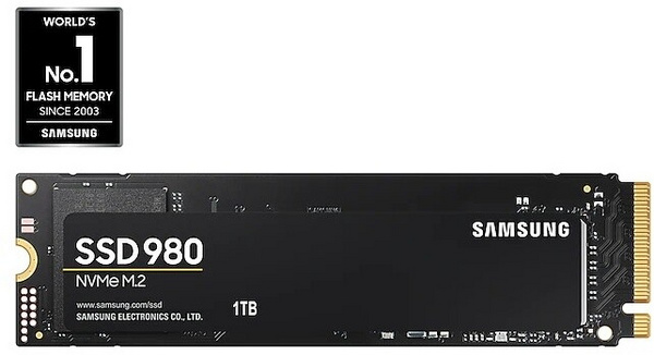 SSD диск Samsung 980 M.2 PCIe NVMe 1TB