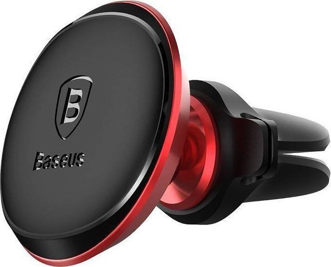 Магнетен држач за автомобил Baseus Magnetic Air Vent, монтирање на решетка за воздух, ротирачка глава 360°, црн