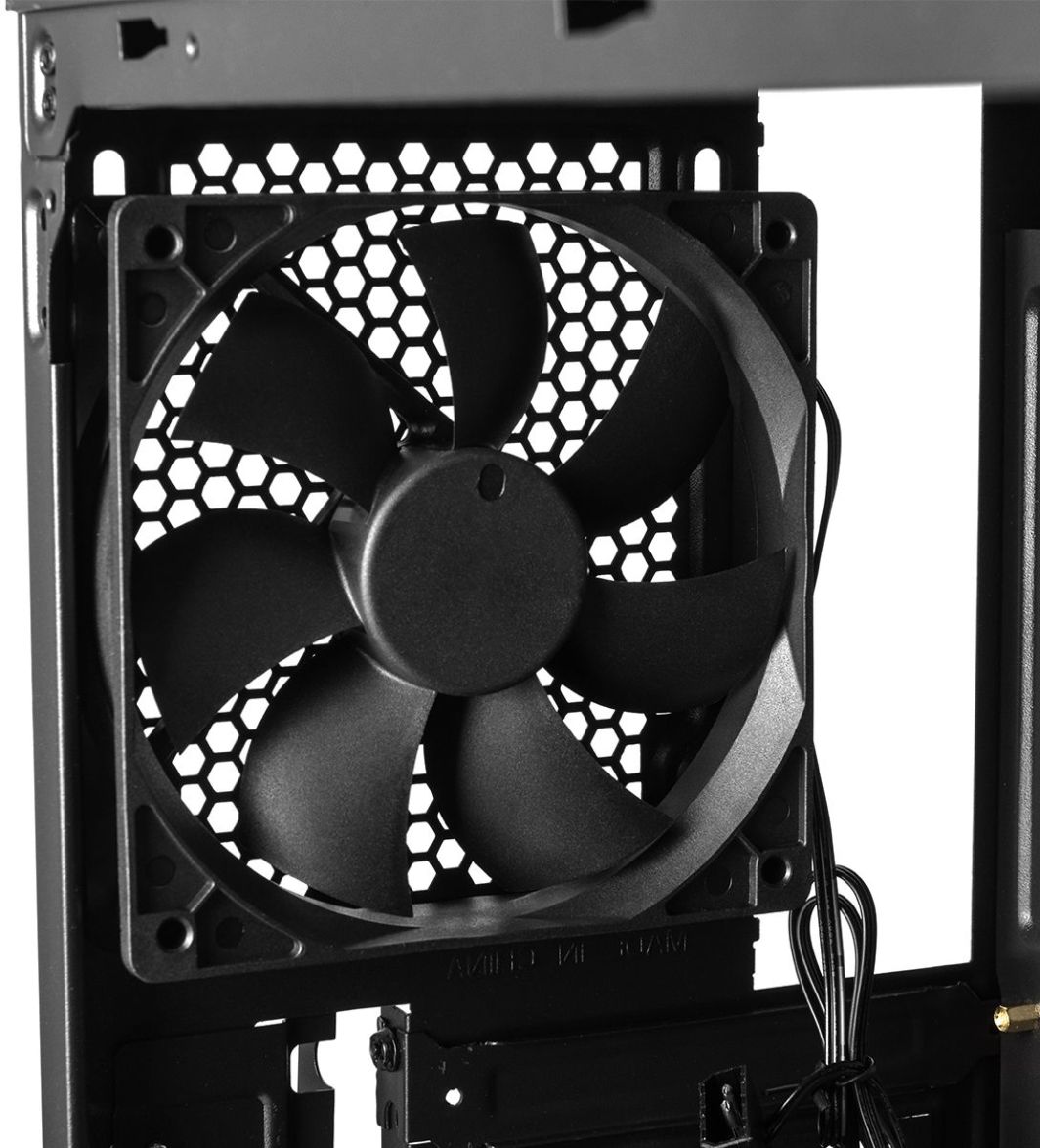 Kasë kompjuteri Modecom Oberon Pro Silent (AT-OBERON-PS-10-000000-0002), e zezë