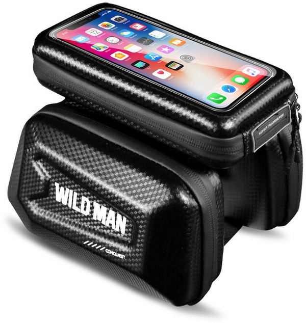 Këllëf mbrojtës WILD MAN për celular 7'', i zi