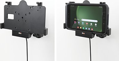 Активен држач за таблет Brodit за Galaxy Tab Active 5, со полнење, црн