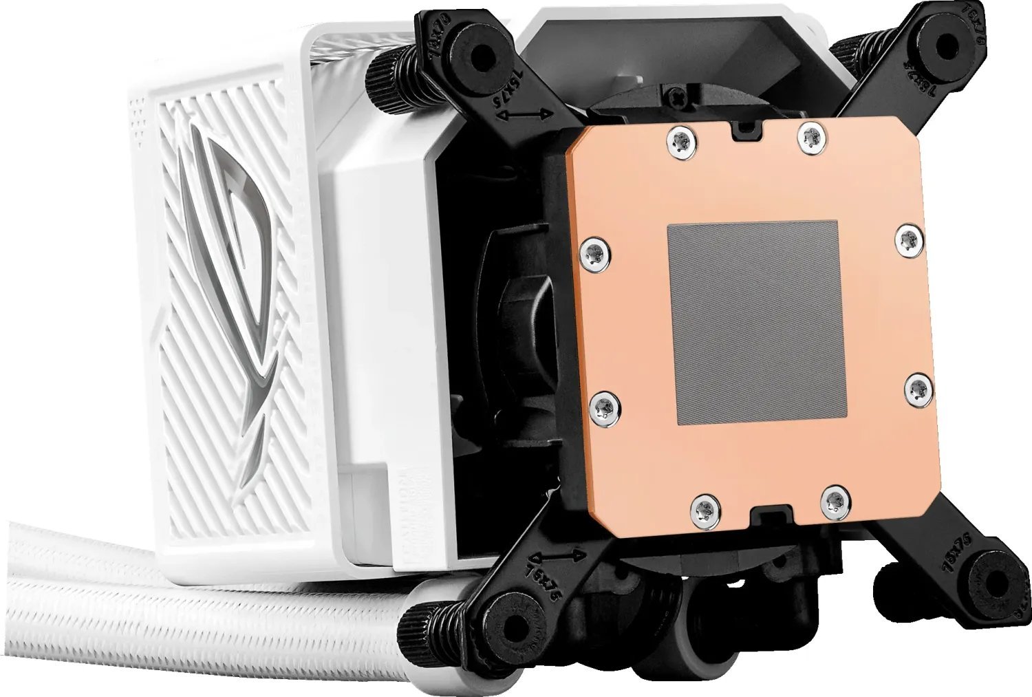 Ftohës uji për procesor ASUS ROG Ryujin III 360 ARGB Extreme, radiator 360 mm, ekran LCD 3.5", i bardhë