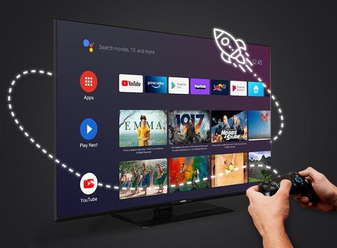 Televizor Orava LT-ANDR43 4K1, 43", 4K UHD, i zi