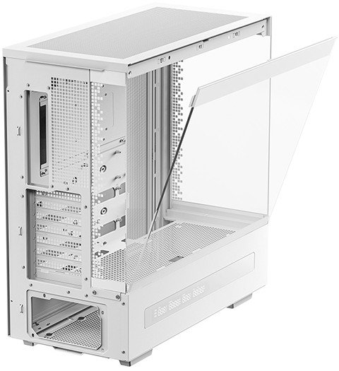 Kутии компјутери DeepCool CH690 Tower, ATX, дигитален екран, бела