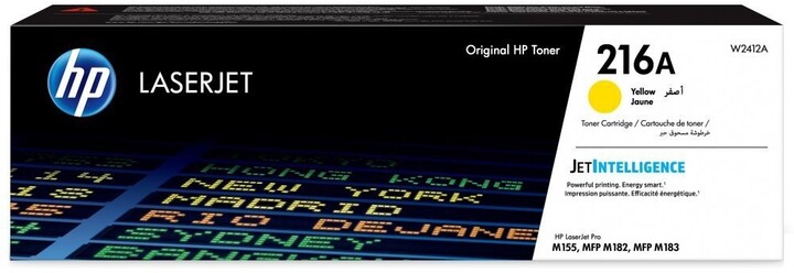 Toner HP W2412A No. 216A, i verdhë