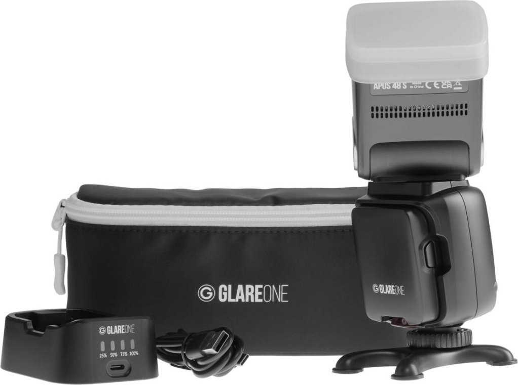 Blic fotografik GlareOne Apus 48, 48W, TTL dhe HSS, i zi