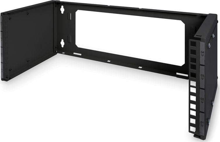 Ѕиден рам за рек Digitus, 19\", прилагодлива длабочина, црна