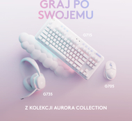 Maus gaming Logitech G705, wireless, RGB, optik