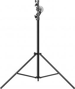 Tripod ndriçimi Camrock LS-523, lartësi 3.75m, aliazh alumini, i zi