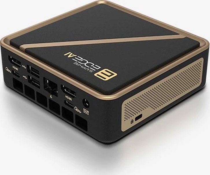 Barebone PC Sapphire EDGE AI 370, AMD Ryzen AI 9 HX 370, 3x M.2, i zi