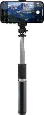 Shkop selfie me tripod Crong SelfieGo Compact CRGSGL1B, Bluetooth, 20-101cm, i zi