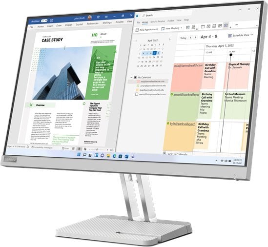 Monitor Lenovo L25e-40, 24.5", 1920 x 1080 (FullHD), i argjendtë
