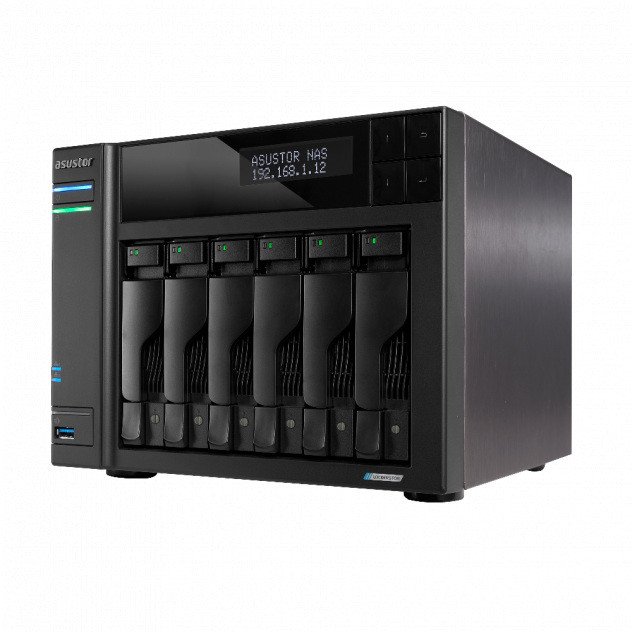 NAS Asustor LOCKERSTOR 6 AS6706T, 16GB RAM, Intel Celeron N5105, i zi