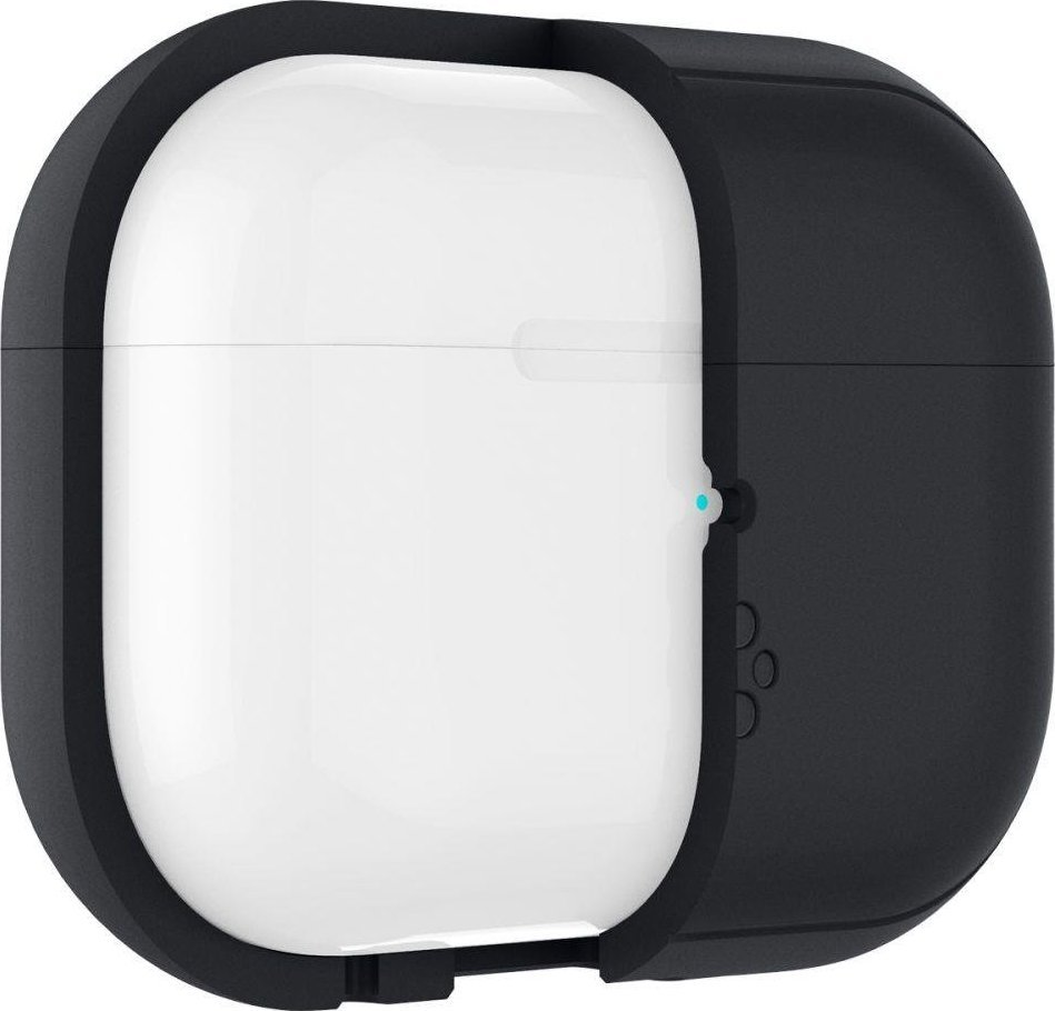 Mbulesë silikoni Spigen Silicone Fit Strap për Apple AirPods Pro 1 dhe 2, me rrip bartës, e zezë