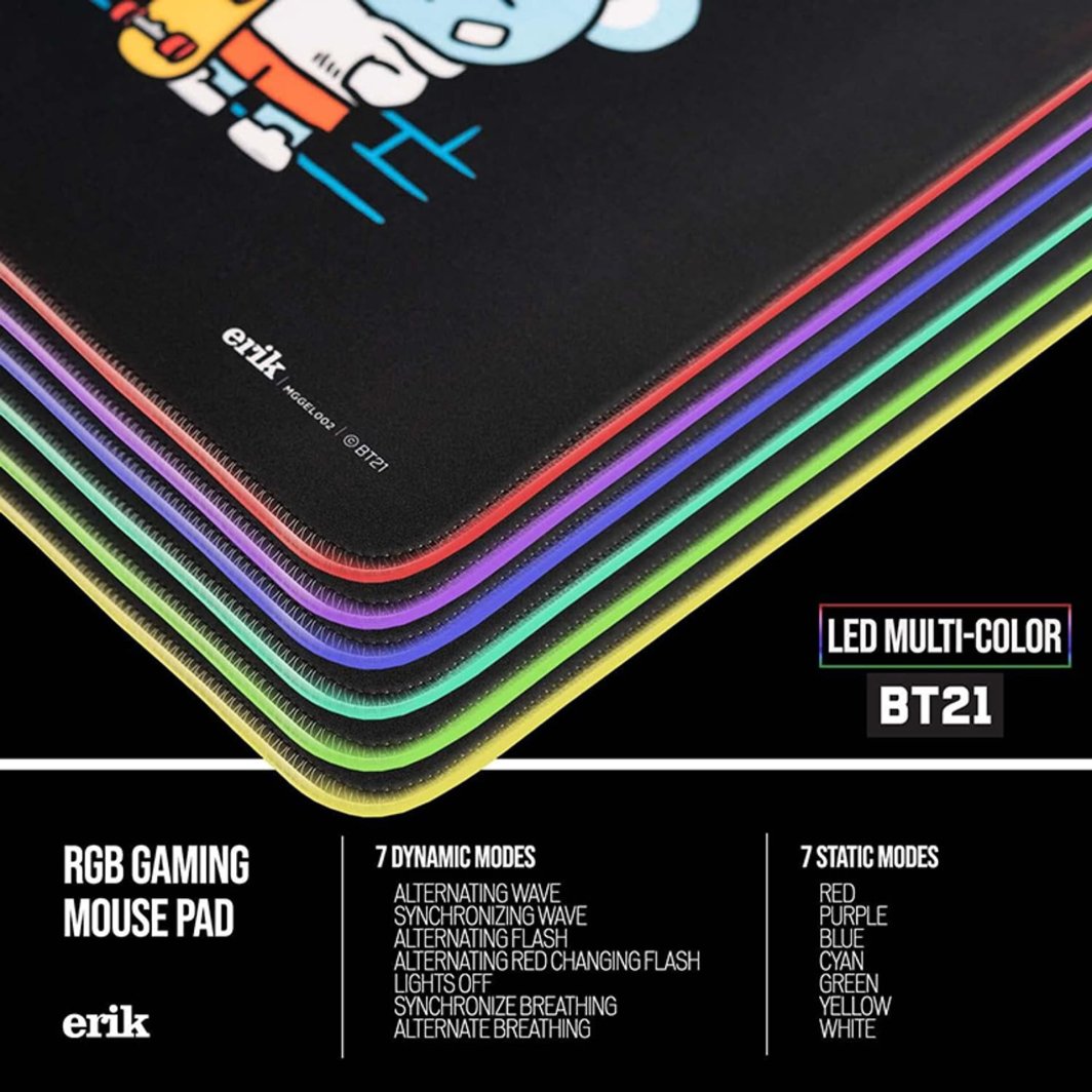 Mouse pad BTS XXL, LED, i zi