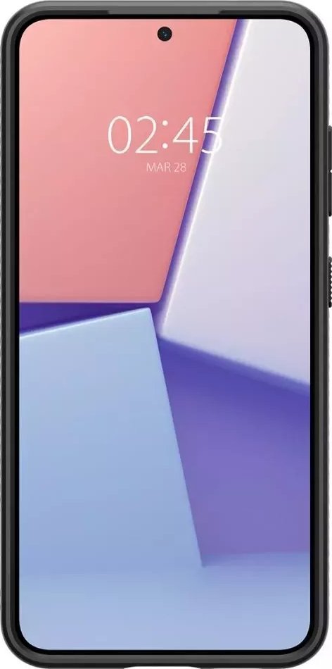 Mbulesë telefoni Spigen Liquid Air, Samsung Galaxy S24 Plus, matte, e zezë