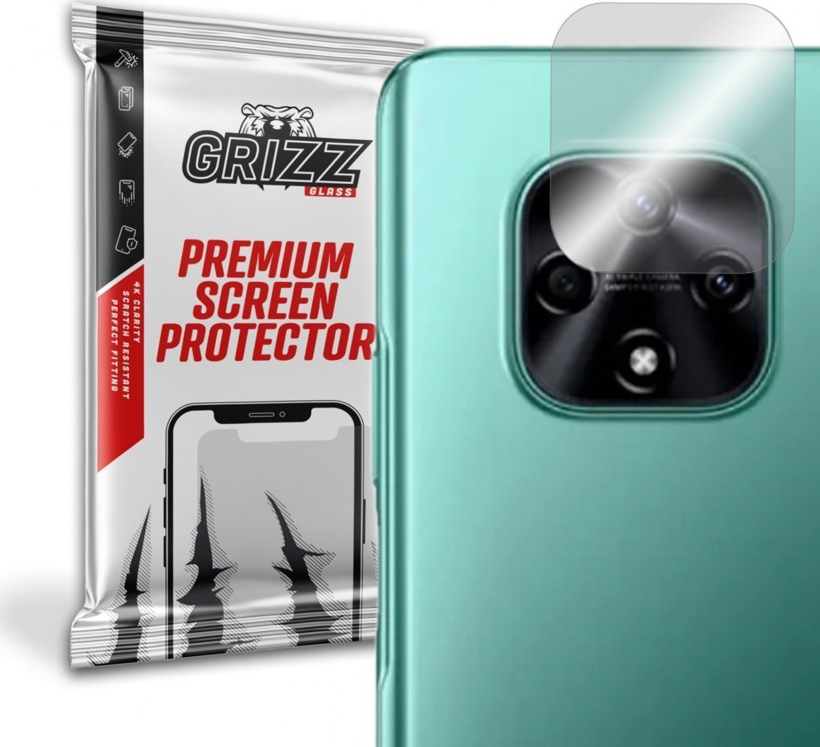 Xham hibrid për kamerë GrizzGlass Hi nova 9Z, mbrojtës lente, transparencë e lartë