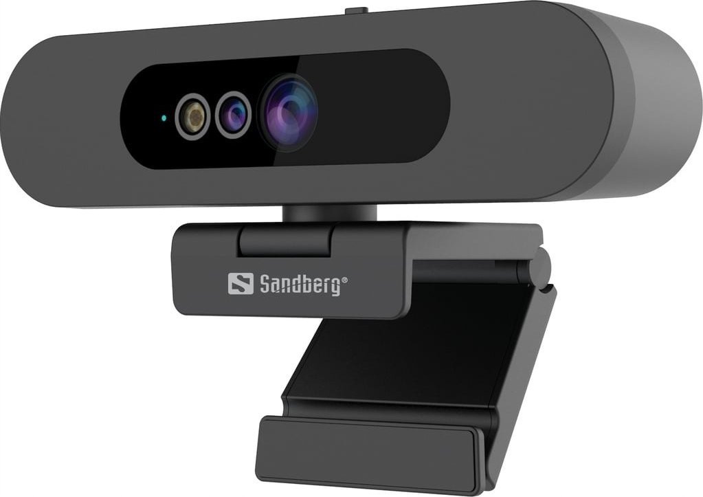 Kamerë web Sandberg Face-ID Webcam 2, Full HD 1080p, mikrofon stereo, e zezë