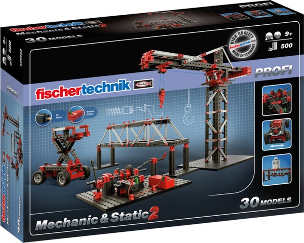 Комплет парчиња Fischertechnik Mechanit + Static 2
