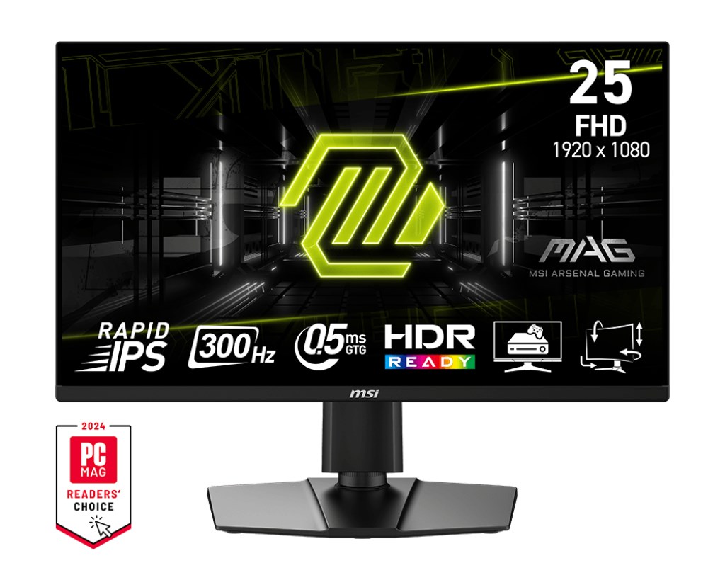 Monitor MSI MAG 255PXF, 24.5", Full HD, 300Hz, i zi