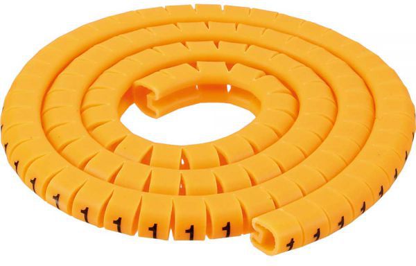 Set shenjues kabllosh InLine Marker 59961D, 1000 copë, diametër 2–3mm, e verdhë