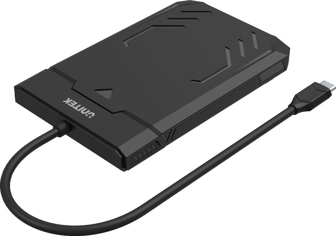 Kuti eksterne për disk 2.5" Unitek DiskGuard Raiden, USB-C 5Gbps, SATA UASP, e zezë