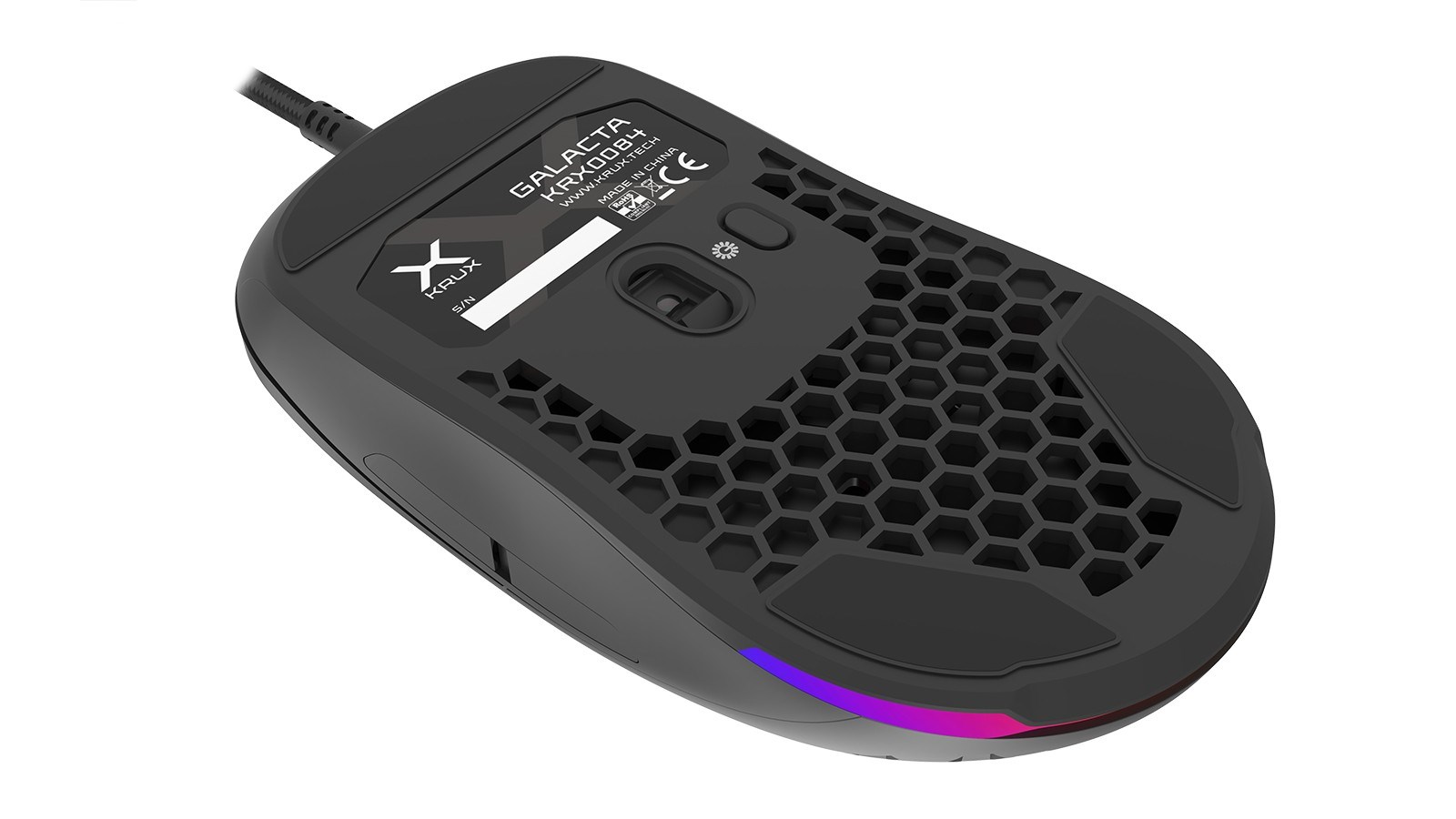 Maus Krux Galacta, Gaming, USB, i zi