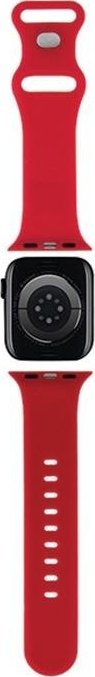 Rrip ore Hello Kitty për Apple Watch, silikon, i kuq