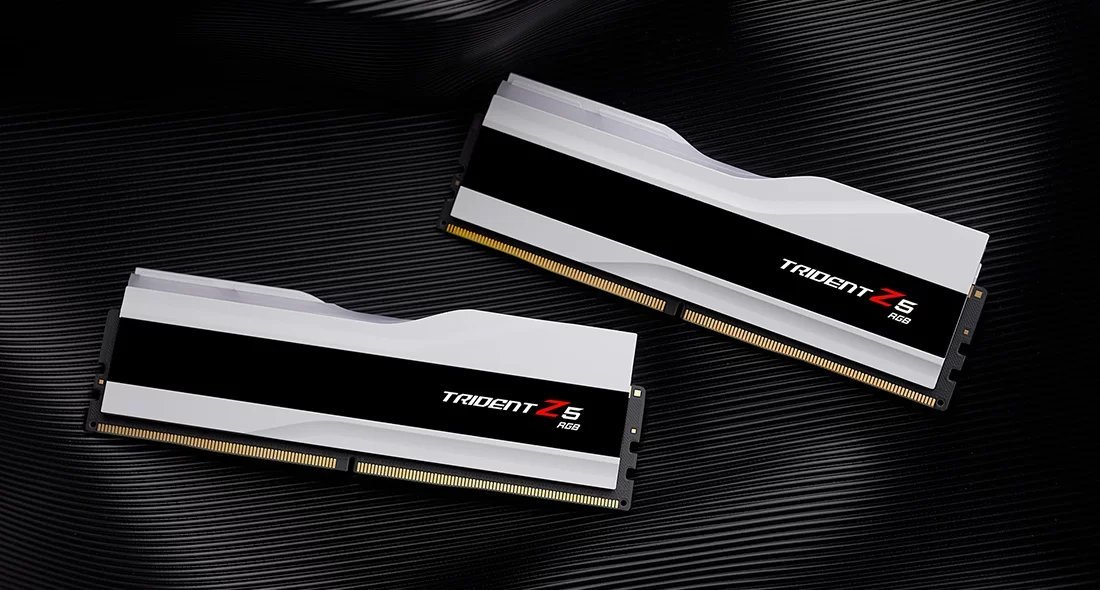 RAM меморија G.Skill Trident Z5 RGB F5-6000J2836G16GX2-TZ5RW, 32GB DDR5, 6000MHz, бела
