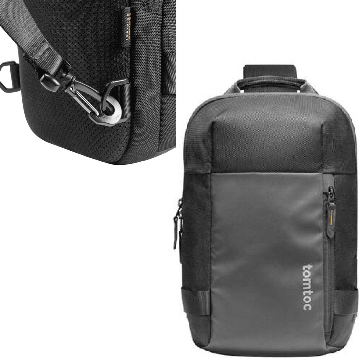 Ранец за на рамо Tomtoc Navigator T24, 7L, за лаптоп 14\", црна