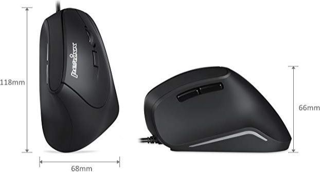 Maus Perixx, USB, 1600 DPI, i zi