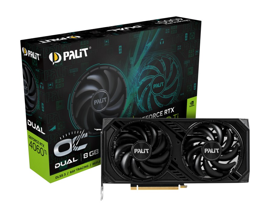 Kartë grafike PALiT NVIDIA GeForce RTX 4060 Ti, OC, 8 GB GDDR6
