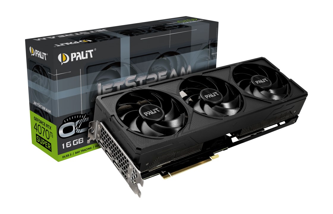 Kartë grafike PALiT NVIDIA GeForce RTX 4070 Ti SUPER, OC, 16 GB GDDR6X