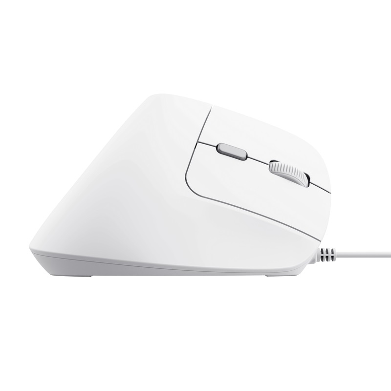 Maus Trust Bayo II, optik, 2400 DPI, USB, i bardhë