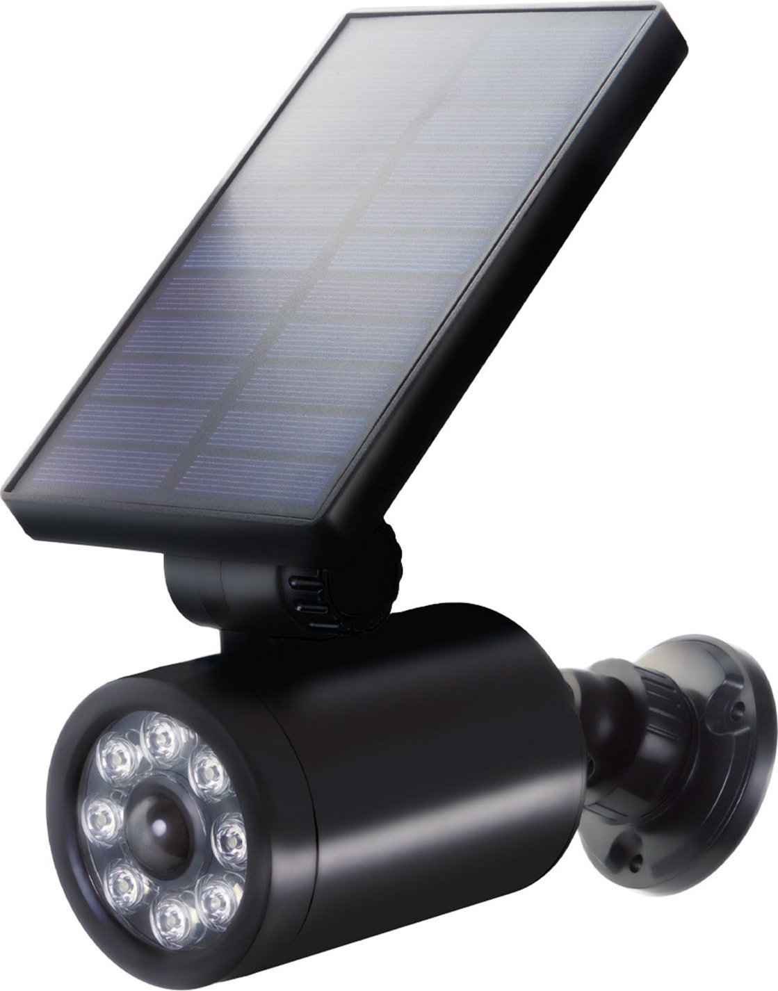 Kamerë sigurie false SOL1801S, diellore, me LED flash, e bardhë