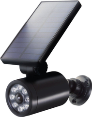 Kamerë sigurie false SOL1801S, diellore, me LED flash, e bardhë