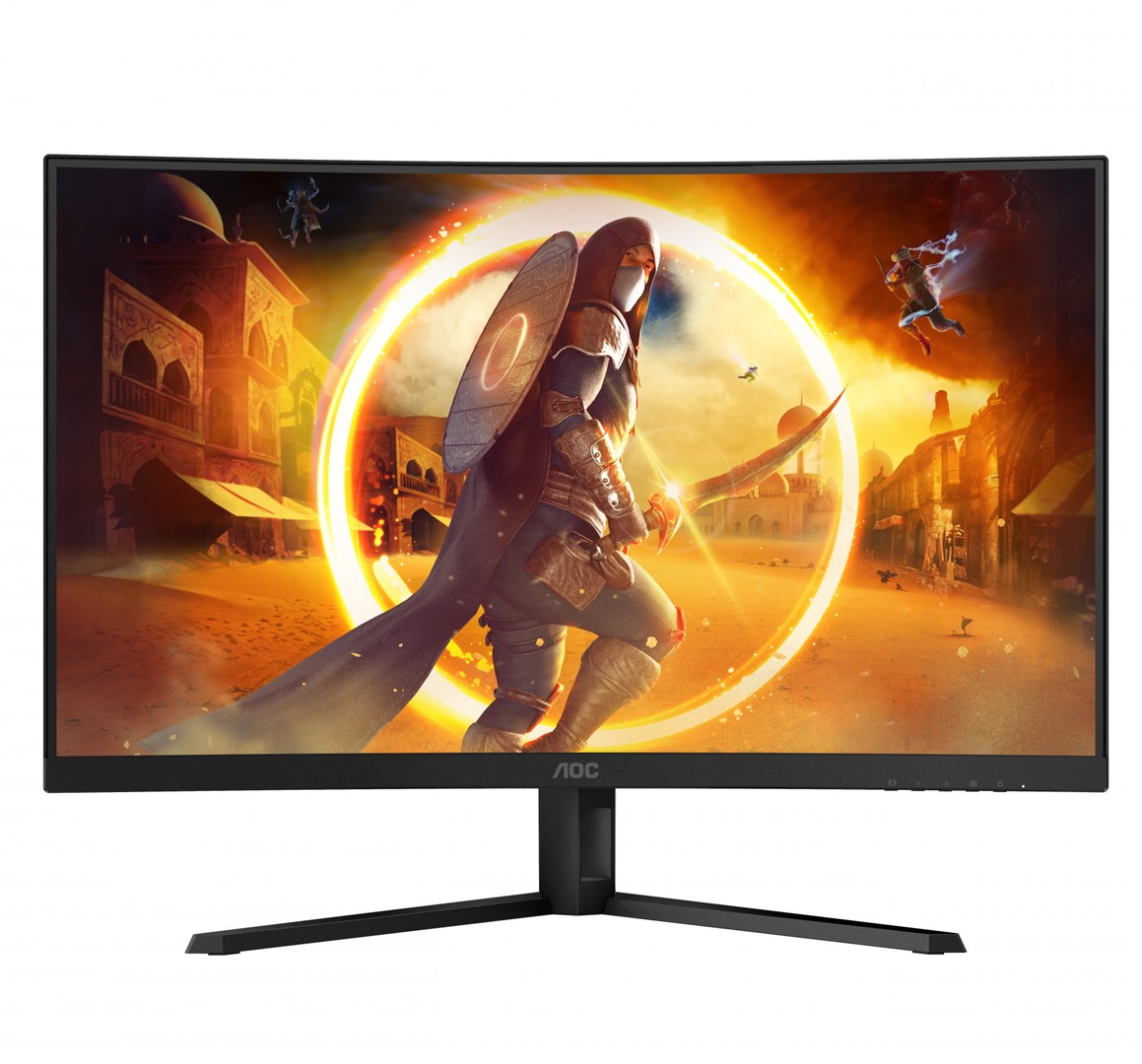 Monitor AOC G4 CQ32G4VE, 32", Quad HD, LCD, i zi/i hirtë