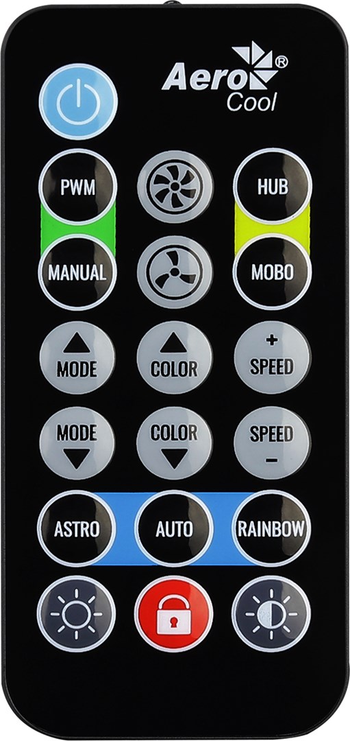 Ftohës Aerocool Mirage 12 ARGB Pro, 12 cm, i zi