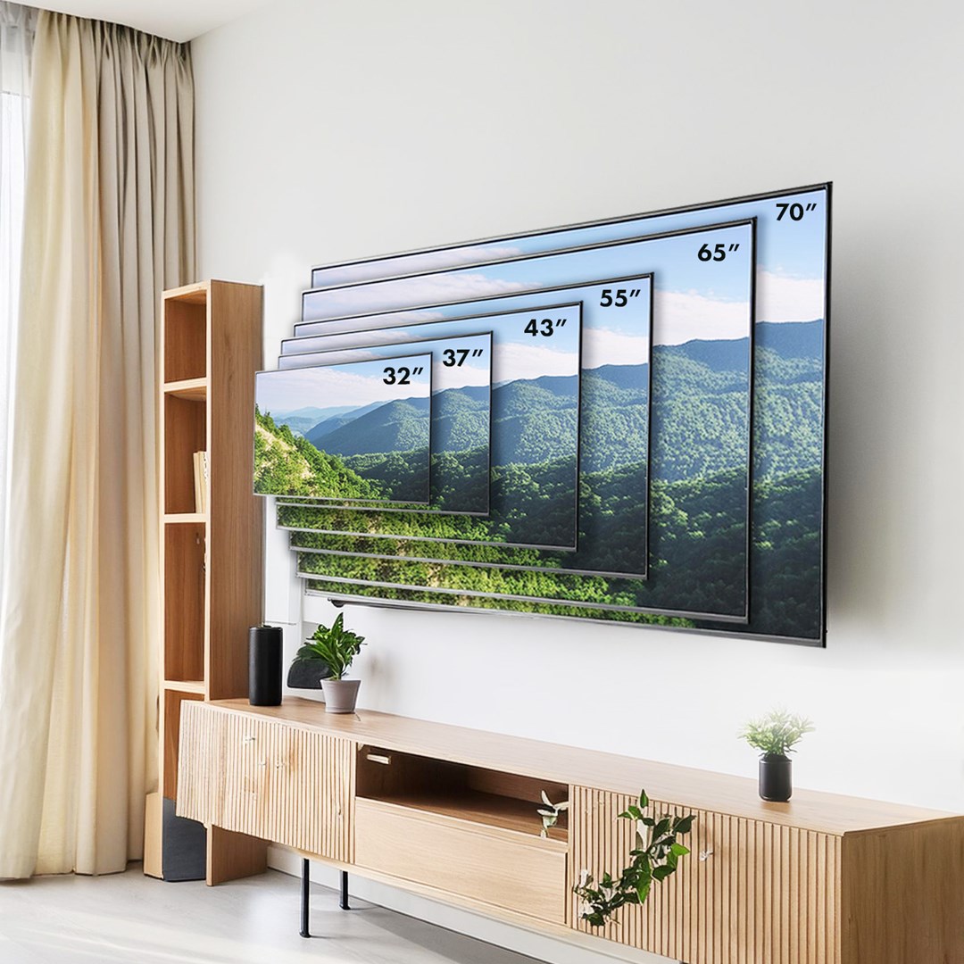 Mbajtëse muri për TV Maclean MC-412, 32-70", VESA 400x400, e zezë