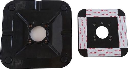 Леплива основа Maclocks Rise, за монтирање на маса, црна