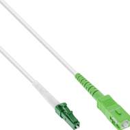 Kabllo fibër optike InLine FTTH Simplex, LC/APC në SC/APC, OS2 9/125µm, 30m