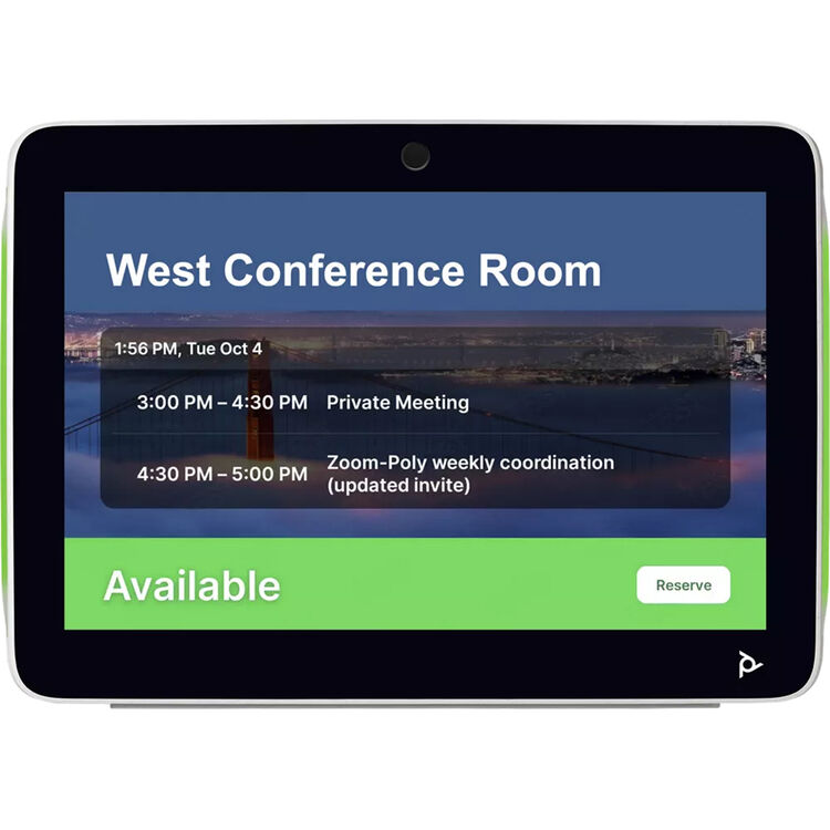 Kontroller për video bar Poly TC10, 10.1", i zi/hirtë