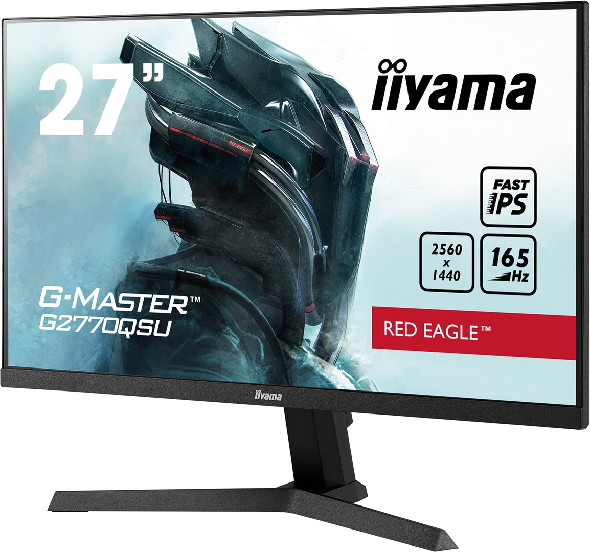 Monitor iiyama G-MASTER G2770QSU-B1, 27", 2560 x 1440, Wide Quad HD, 165 Hz, i zi