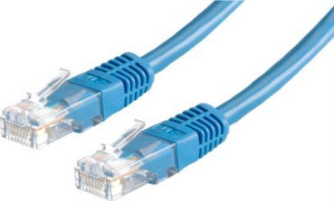 Kabllo rrjeti UTP Standard Cat6, 2 m, e kaltër