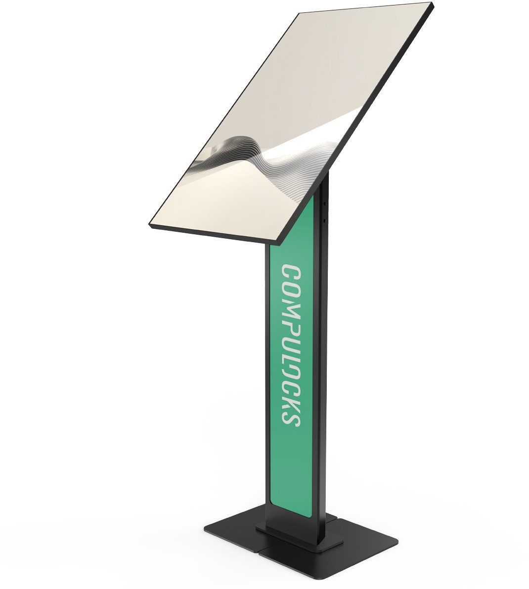 Qëndrim dyshemeje për ekran Compulocks Brandable VESA, deri 32", i zi